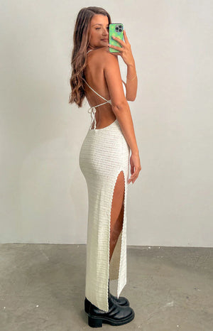 Romie White Maxi Dress